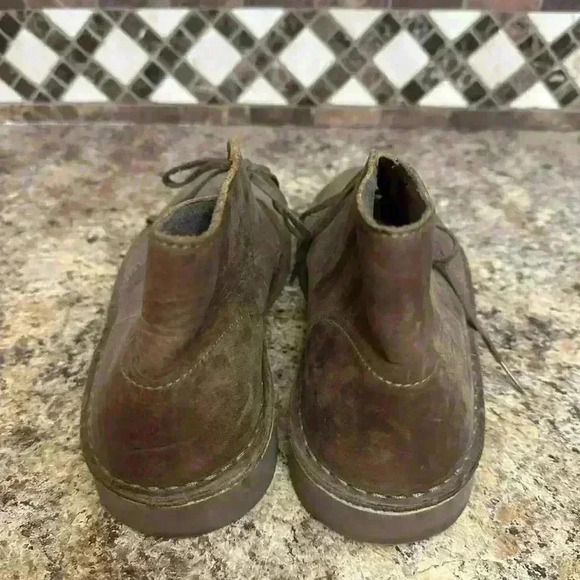 Clarks Bushacre 2 Chukka Boots Brown Suede Leather Mens 8M Lace Up Preppy - Picture 2 of 7